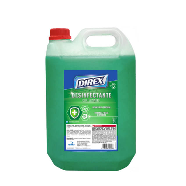 Desinfectante Líquido Cuaternario DIREX 5Lts.