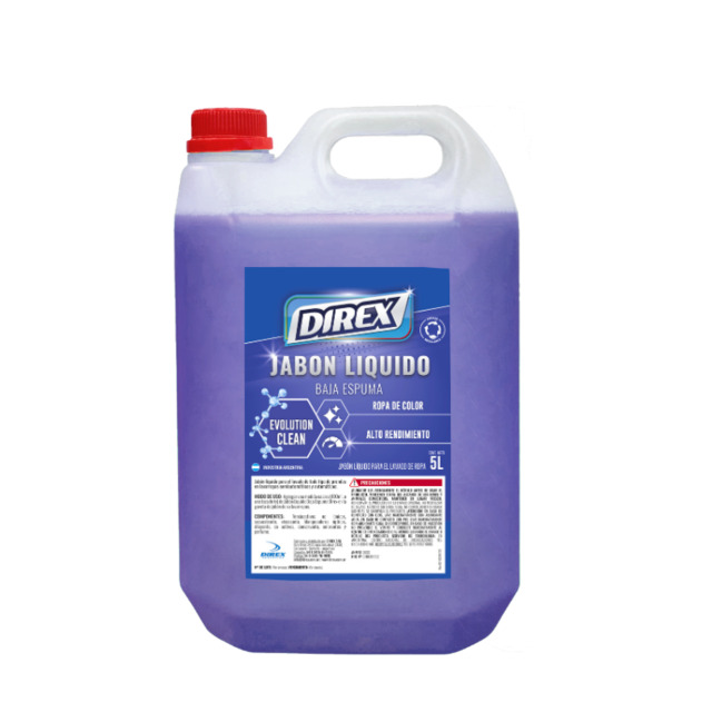 Jabón Líquido Baja Espuma Evolution Clean DIREX 5Lts.