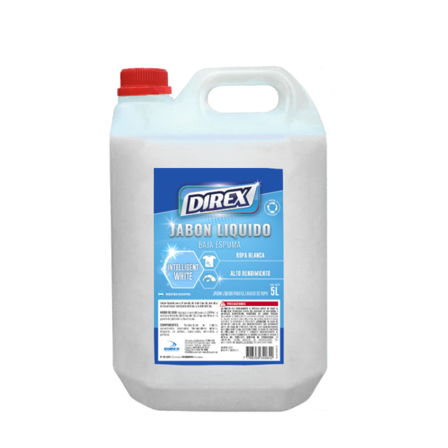 Jabón Líquido Baja Espuma DIREX Intelligent White